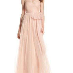 Jenny Yoo Annabelle Convertible Blush Dress